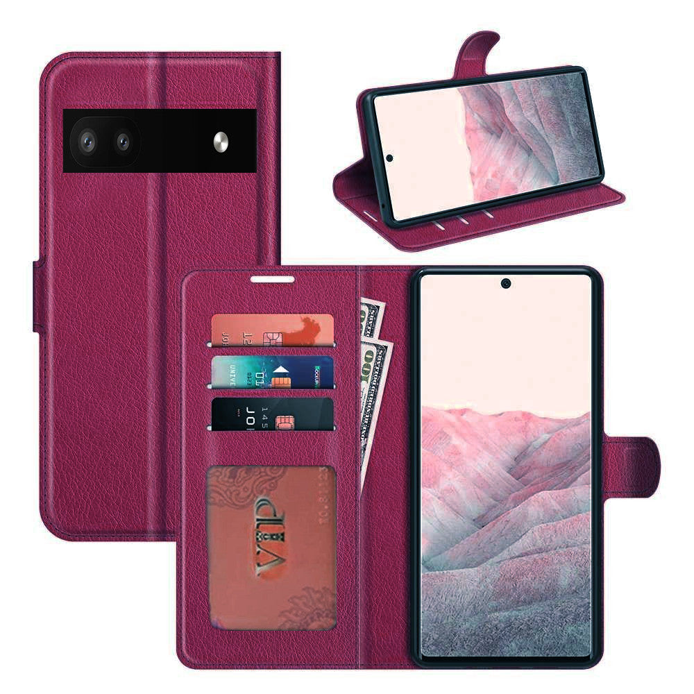Leather Folio Wallet Case for Google Pixel 6a Leather Folio Wallet Case for Google Pixel 6a